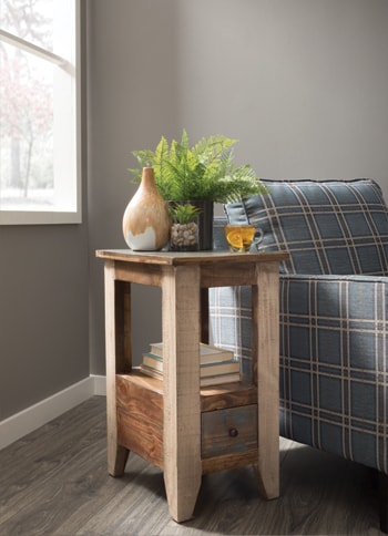 Antique Chair Side Table